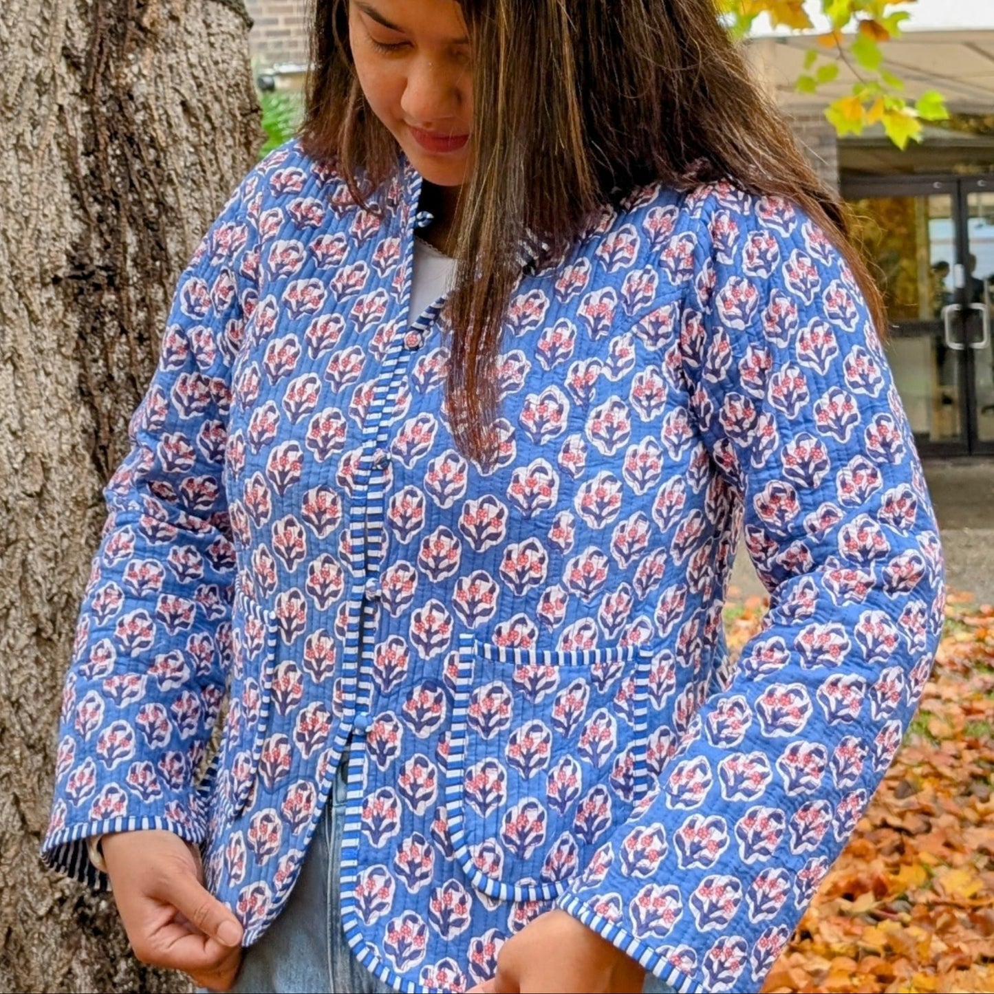 Blue Wildflower Jacket