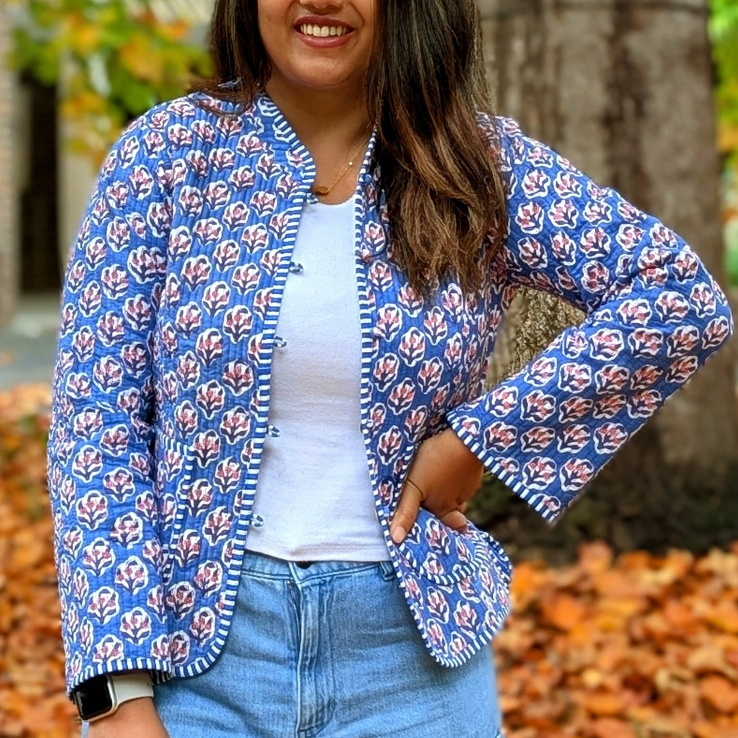 Blue Wildflower Jacket