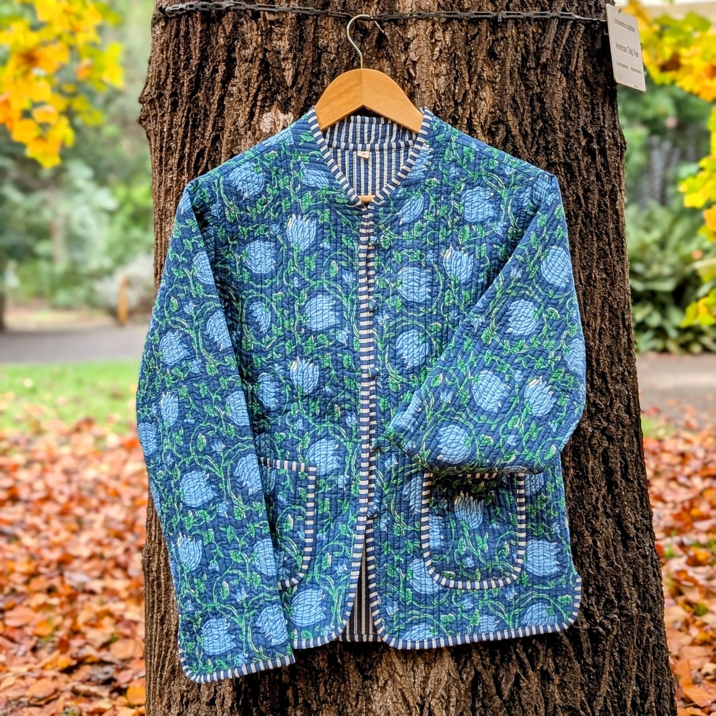 Blue Midnight Bloom Jacket