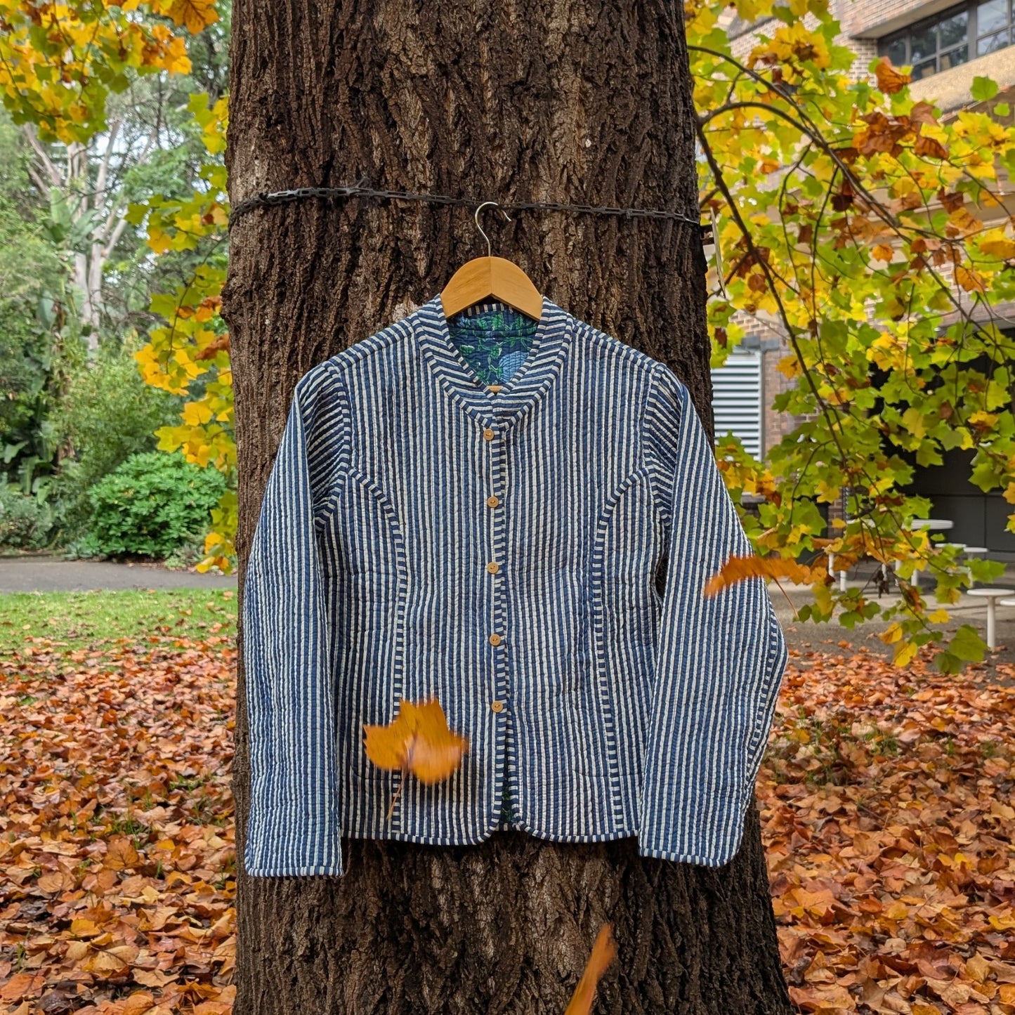 Blue Midnight Bloom Jacket